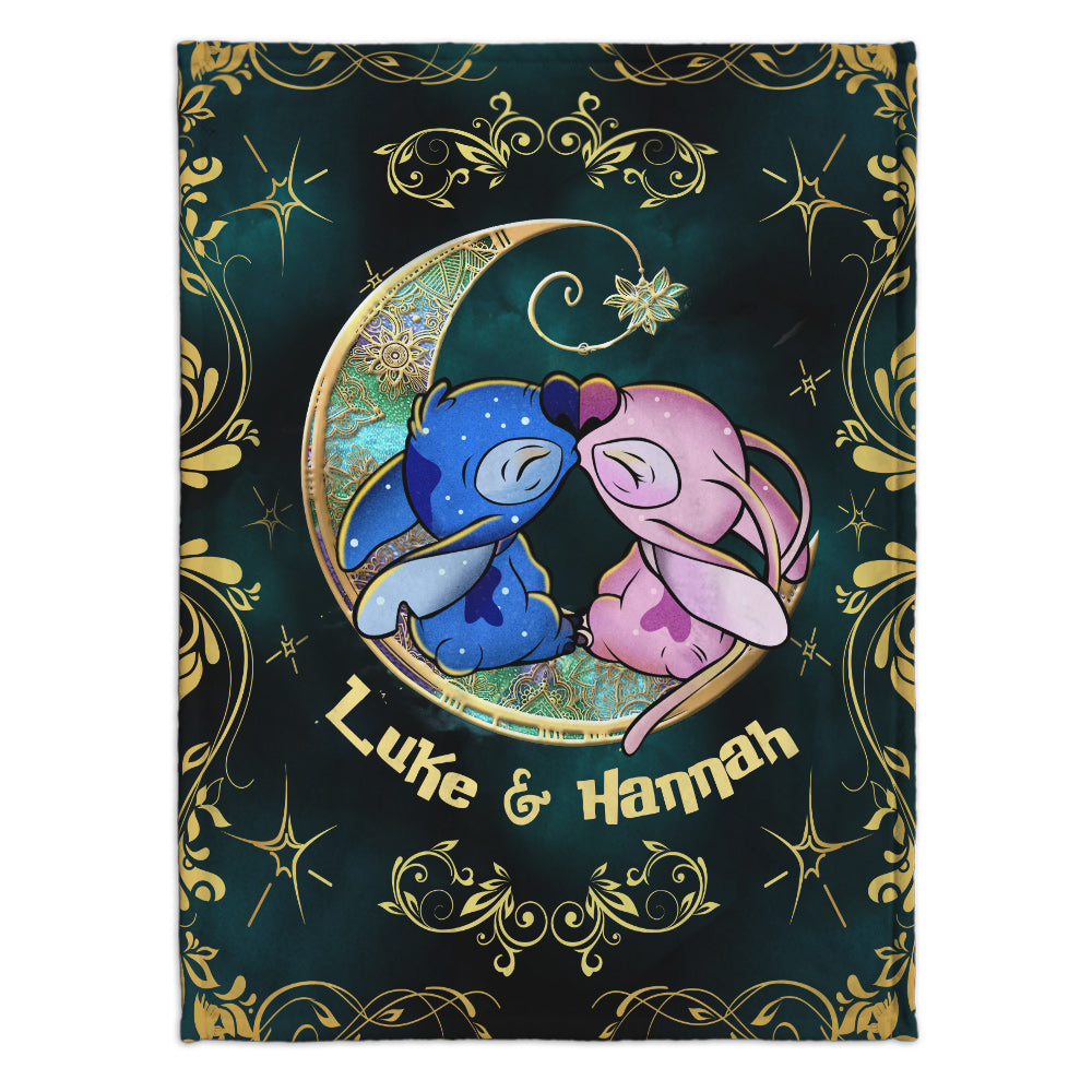 Personalized Ohana Blanket Custom Couple Gift for Him/Her Blanket GradoCreations