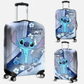 Personalized Ohana Luggage Cover Custom Name Travel Gift Luggage Cover GradoCreations