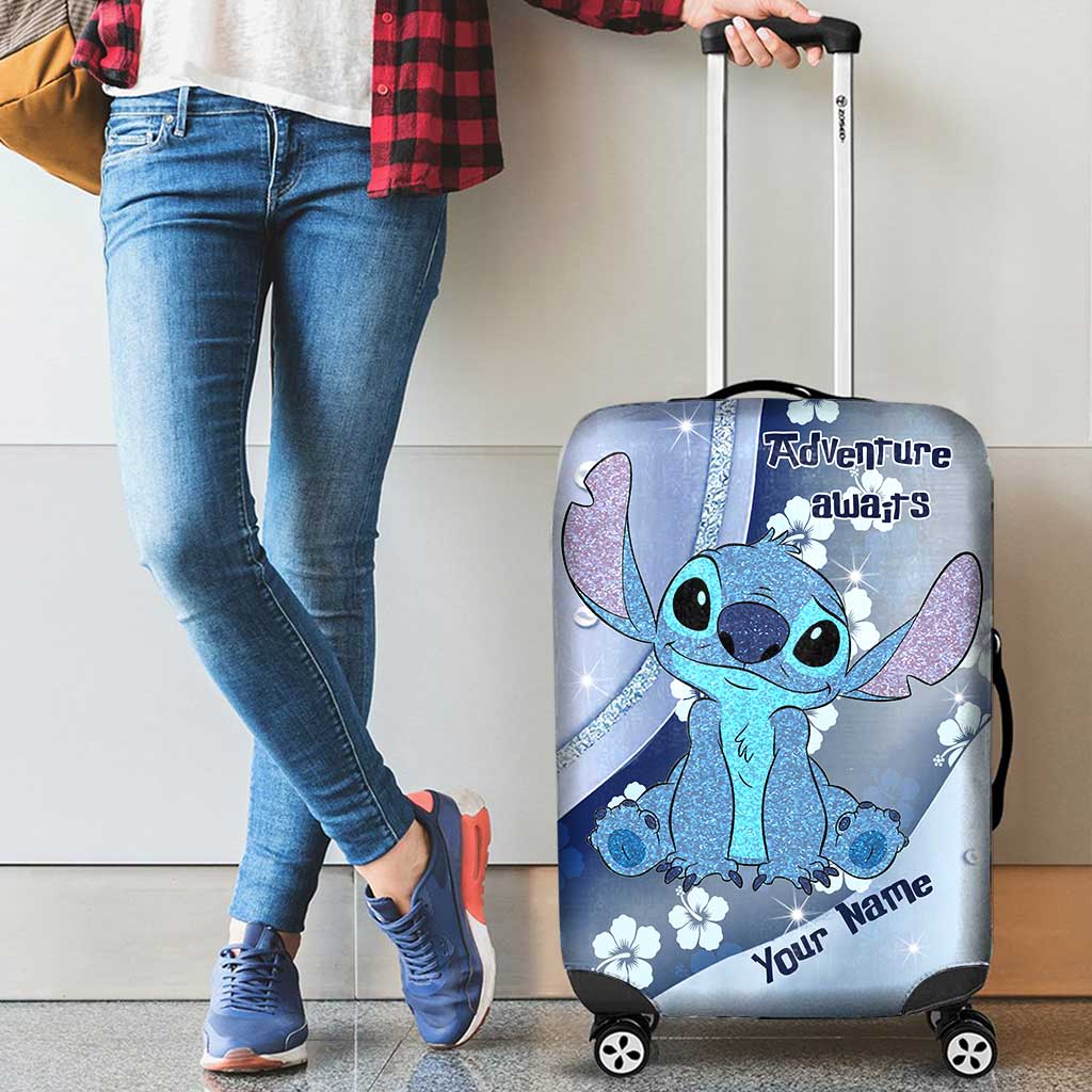 Personalized Ohana Luggage Cover Custom Name Travel Gift Luggage Cover GradoCreations