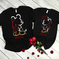 Personalized Couple T-Shirt and Hoodie Set with Names for Anniversary Gift T-shirt & Hoodie GradoCreations
