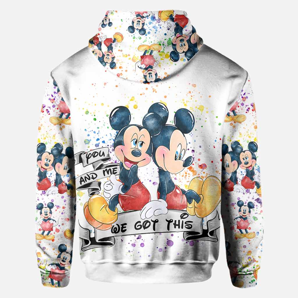 Personalized LGBT Couple Hoodie Custom Name All-Over Print Gift All Over Shirt GradoCreations