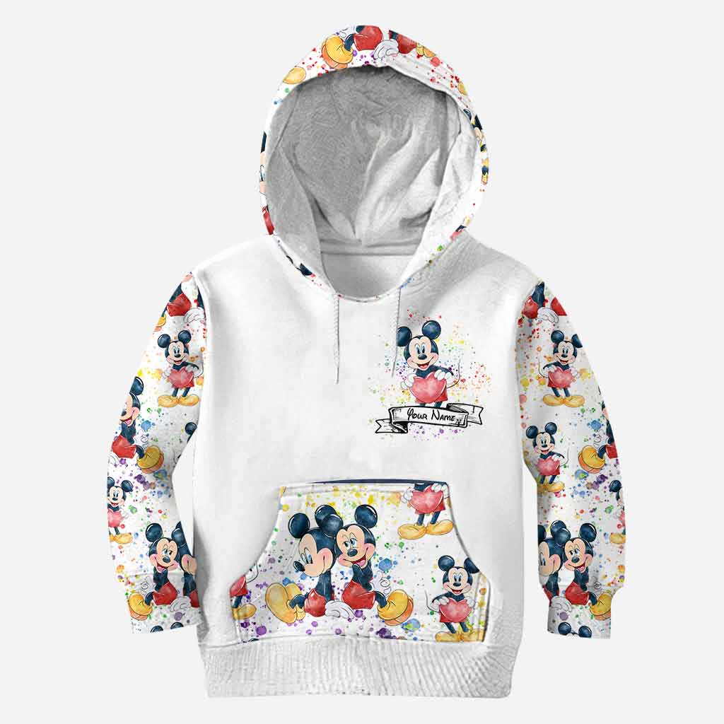 Personalized LGBT Couple Hoodie Custom Name All-Over Print Gift All Over Shirt GradoCreations