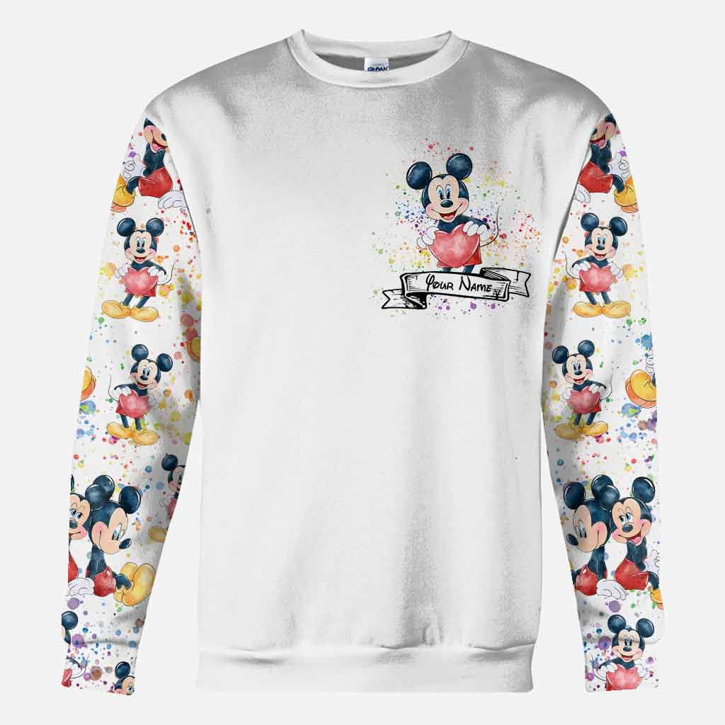 Personalized LGBT Couple Hoodie Custom Name All-Over Print Gift All Over Shirt GradoCreations