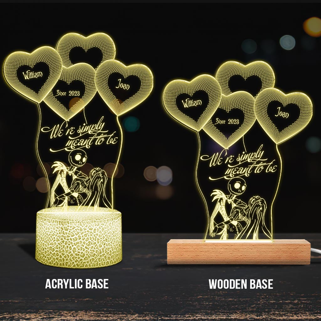 Personalized Couple Acrylic Plaque Light Base Heart Design Gift Shaped Plaque Light Base GradoCreations