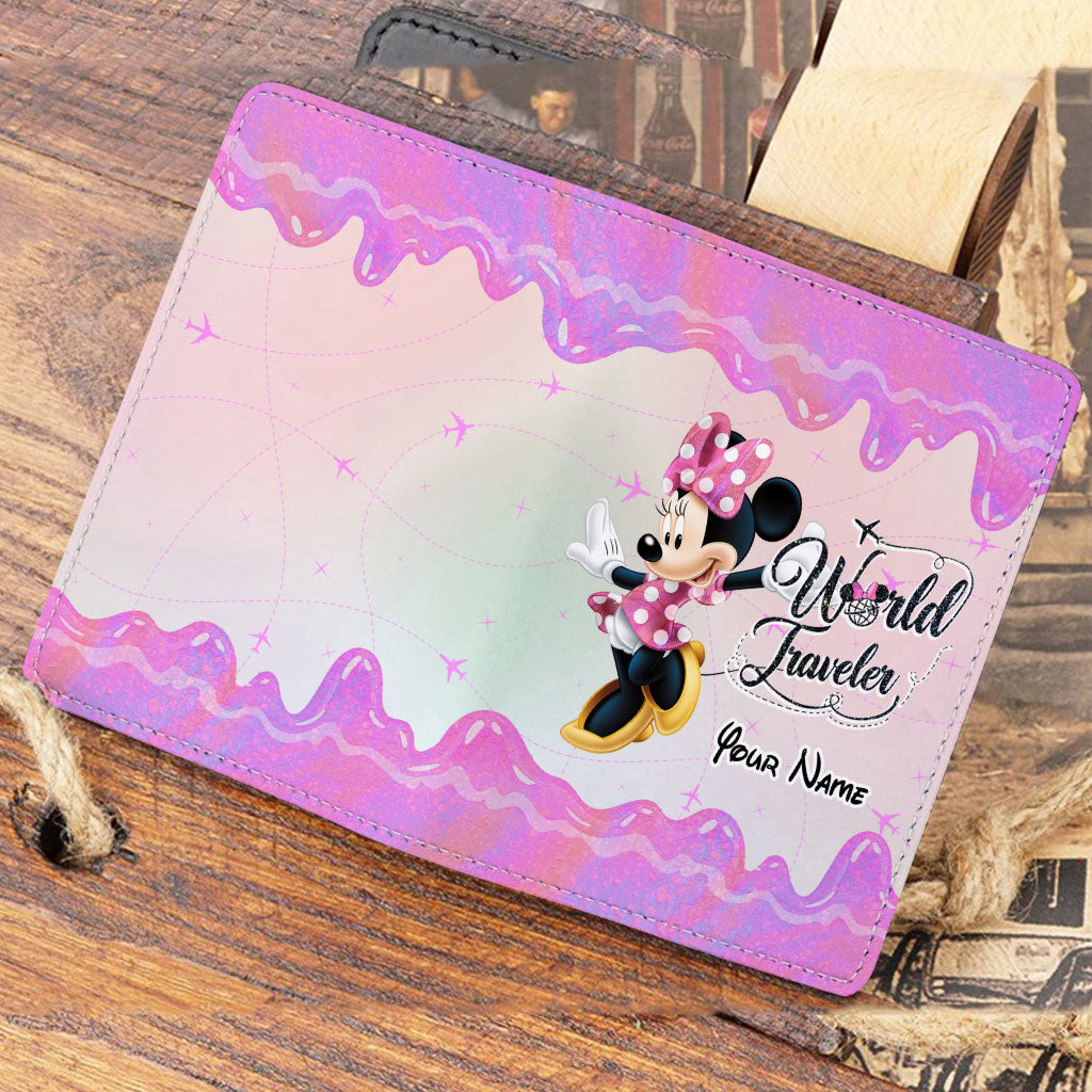 Personalized Mouse Passport Holder Custom Name Travel Gift for Her Passport Holder GradoCreations