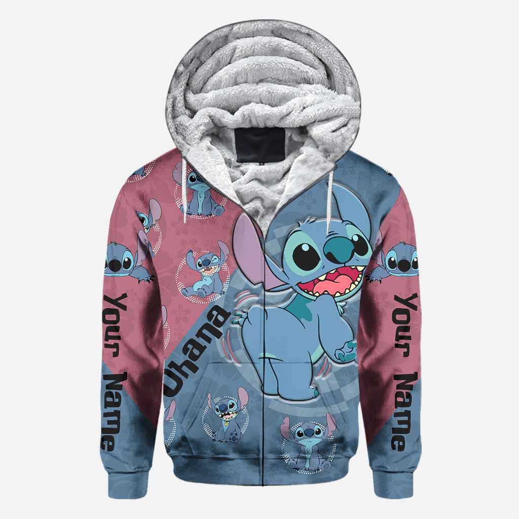 Personalized Ohana Hoodie Custom Name All-Over Print Gift All Over Shirt GradoCreations