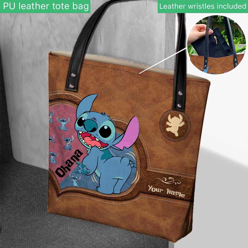 Personalized Ohana Tote Bag Custom Name Gift for Mom Tote Bag GradoCreations