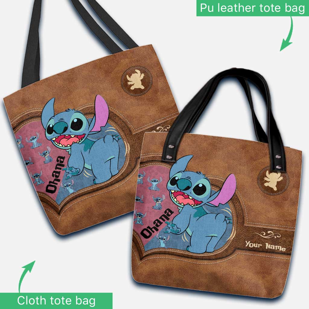 Personalized Ohana Tote Bag Custom Name Gift for Mom Tote Bag GradoCreations