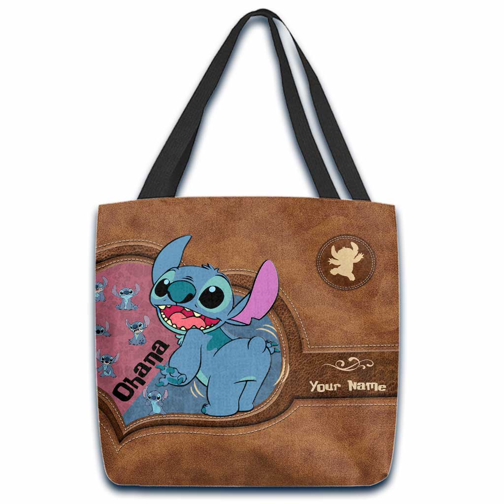 Personalized Ohana Tote Bag Custom Name Gift for Mom Tote Bag GradoCreations