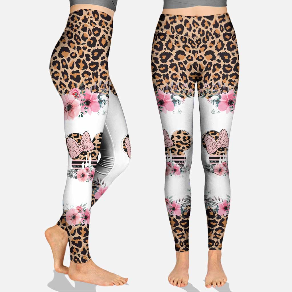 Personalized Leopard Mouse Ears Hoodie & Leggings Gift for Mom Hoodie & Leggings GradoCreations