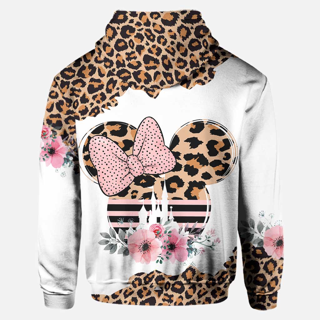 Personalized Leopard Mouse Ears Hoodie & Leggings Gift for Mom Hoodie & Leggings GradoCreations