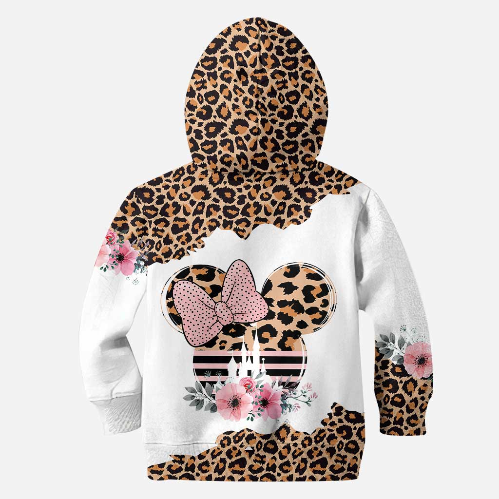 Personalized Leopard Mouse Ears Hoodie & Leggings Gift for Mom Hoodie & Leggings GradoCreations