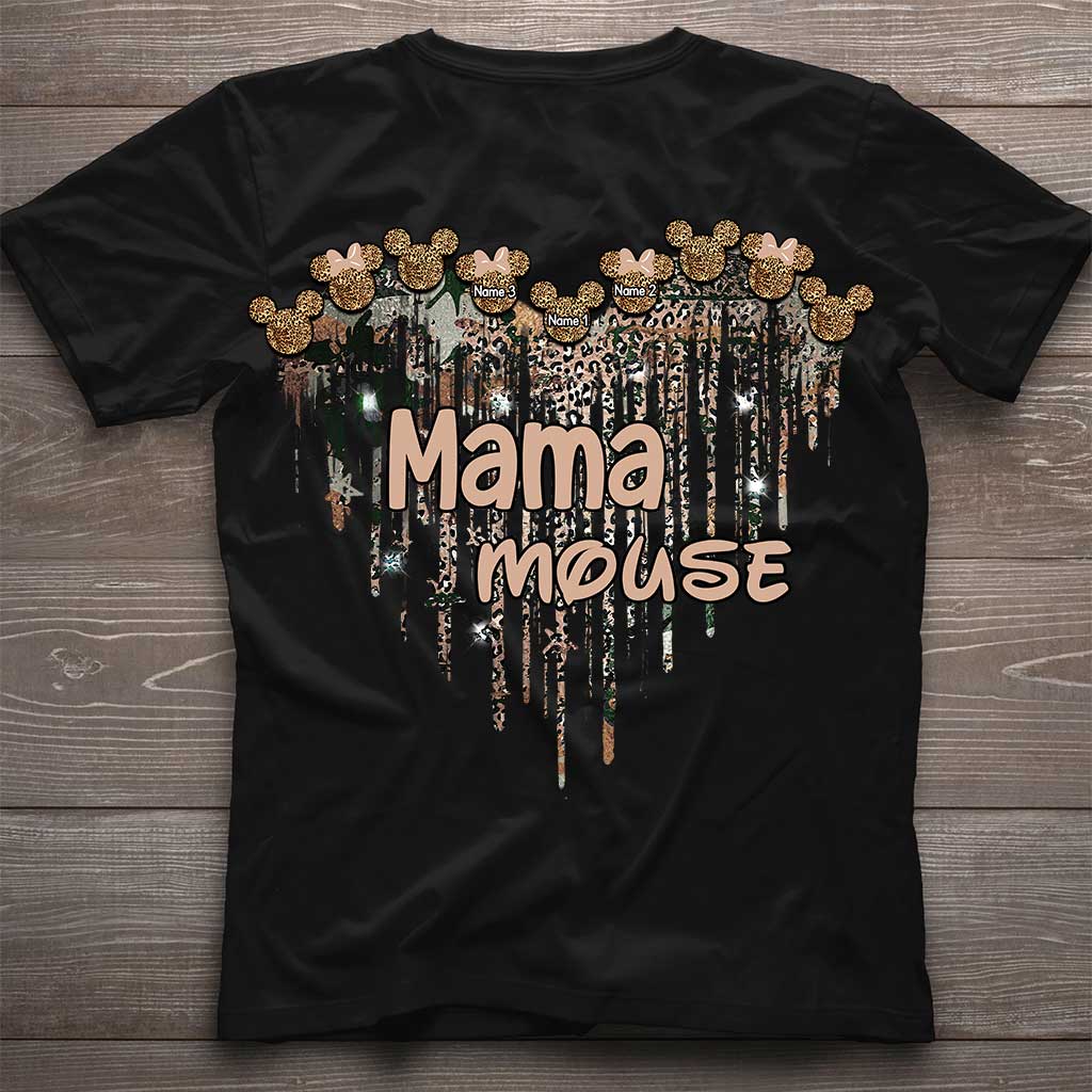 Personalized Mama Mouse T-Shirt & Hoodie Gift for Mom T-shirt & Hoodie GradoCreations