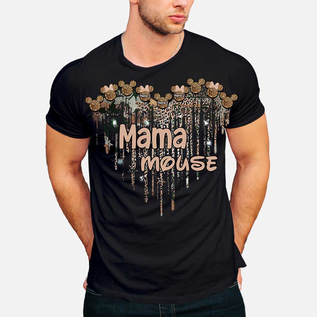 Personalized Mama Mouse T-Shirt & Hoodie Gift for Mom T-shirt & Hoodie GradoCreations