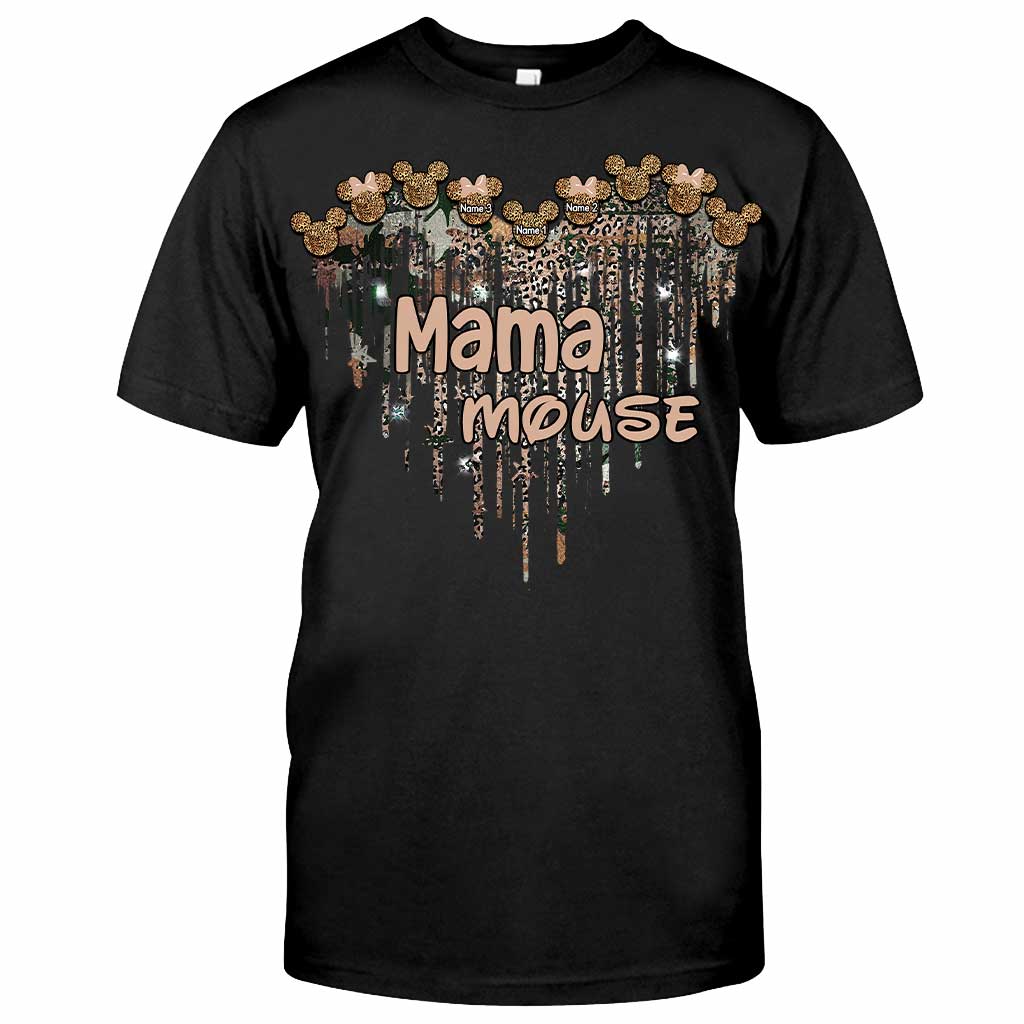Personalized Mama Mouse T-Shirt & Hoodie Gift for Mom T-shirt & Hoodie GradoCreations