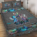 Personalized Ohana Quilt Set Custom Names Unique Gift for Couples Quilt Set GradoCreations