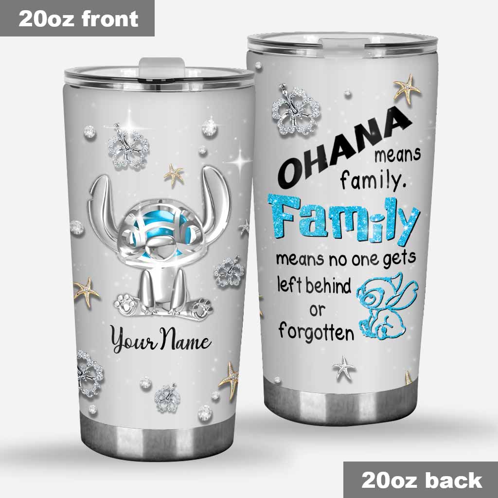 Personalized Ohana Tumbler Custom Family Gift for Weddings Tumbler GradoCreations