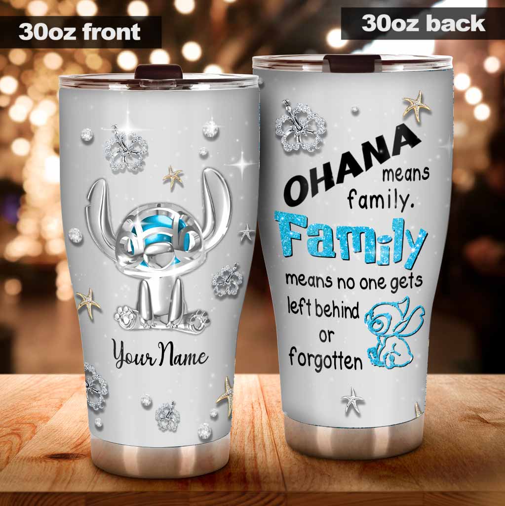 Personalized Ohana Tumbler Custom Family Gift for Weddings Tumbler GradoCreations