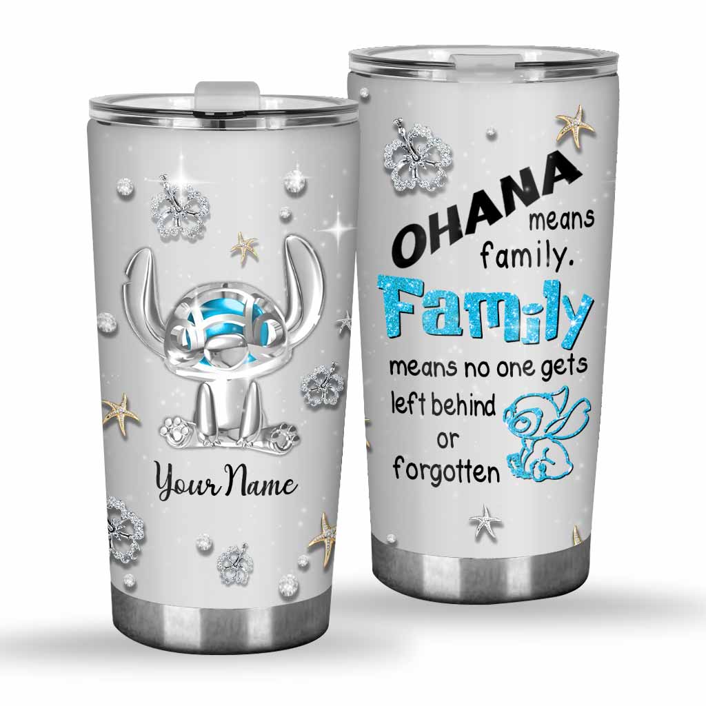Personalized Ohana Tumbler Custom Family Gift for Weddings Tumbler GradoCreations