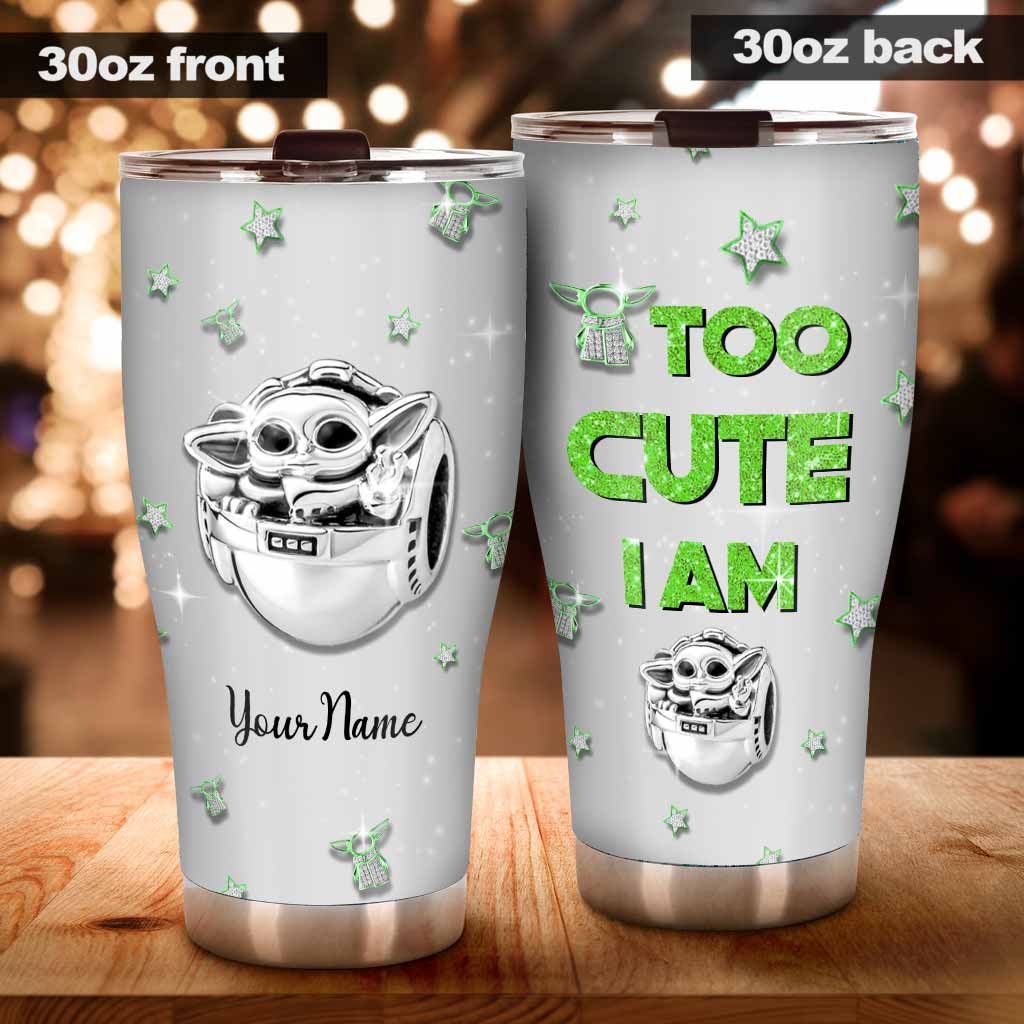 Personalized The Force Tumbler Custom Name Gift for Kids Tumbler GradoCreations