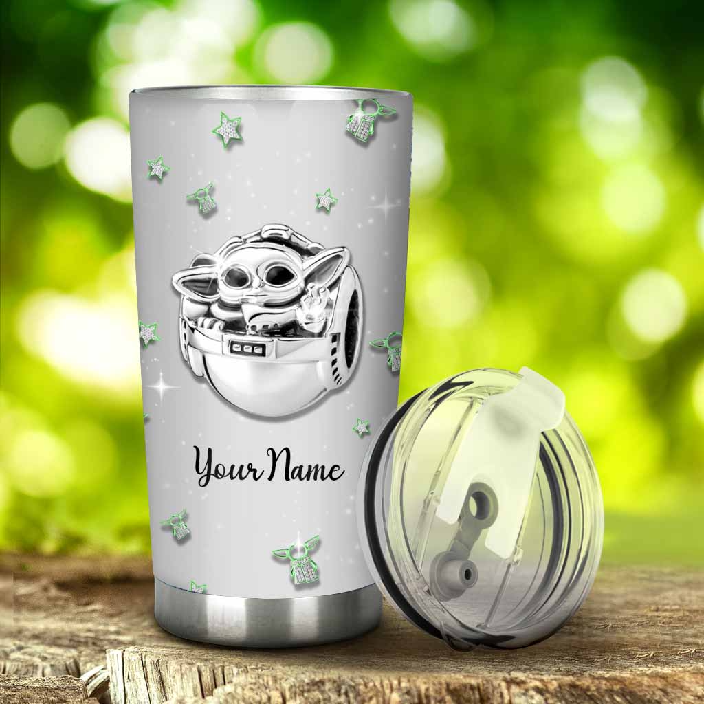 Personalized The Force Tumbler Custom Name Gift for Kids Tumbler GradoCreations