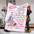 Personalized Blanket for Best Friend Custom Name Gift Blanket GradoCreations