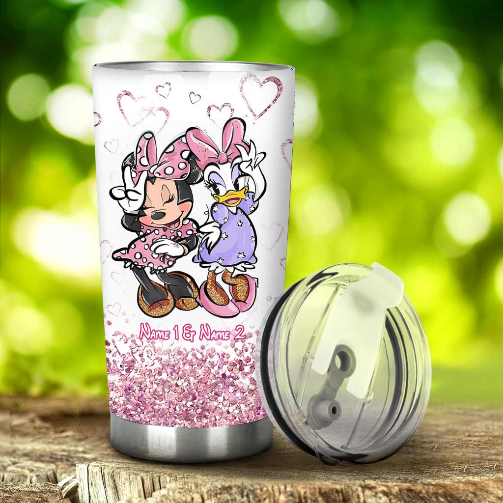 Personalized Bestie Tumbler Custom Name Gift for Friends Tumbler GradoCreations