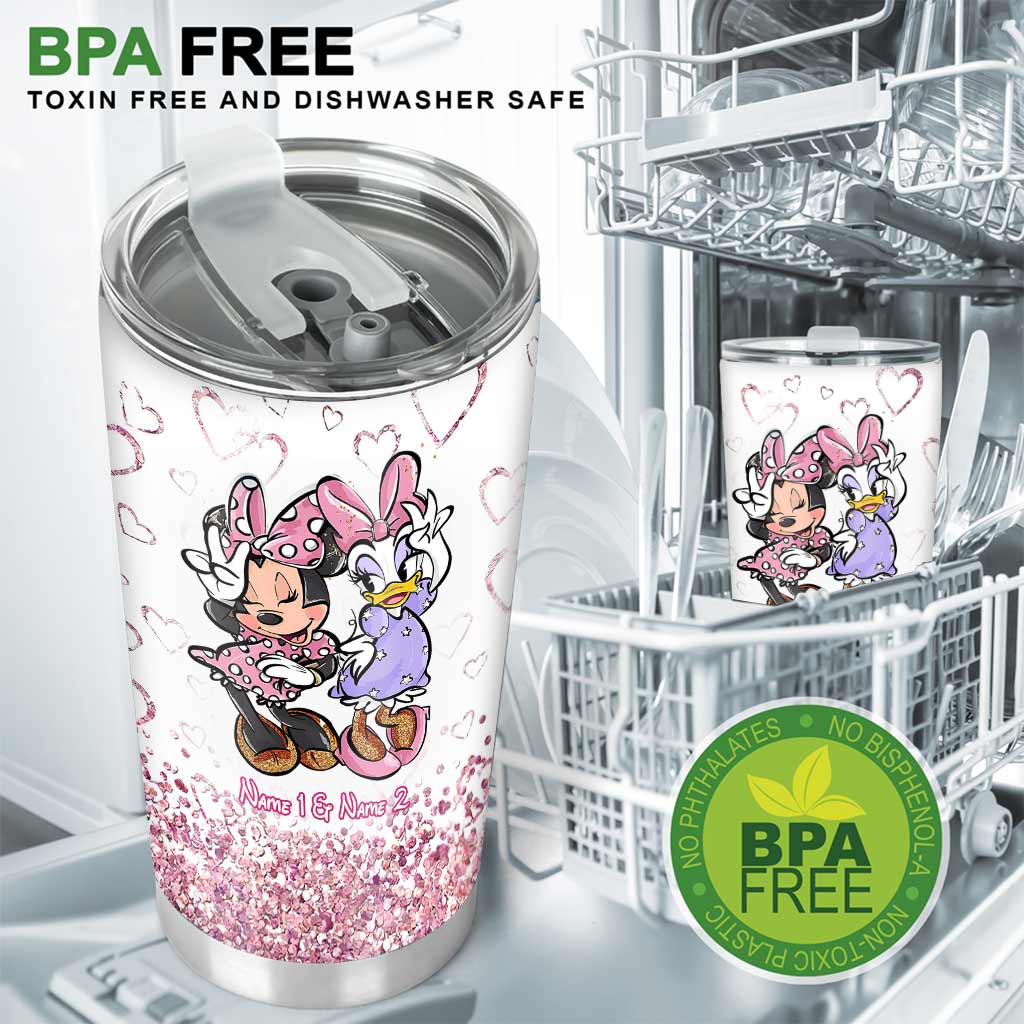 Personalized Bestie Tumbler Custom Name Gift for Friends Tumbler GradoCreations