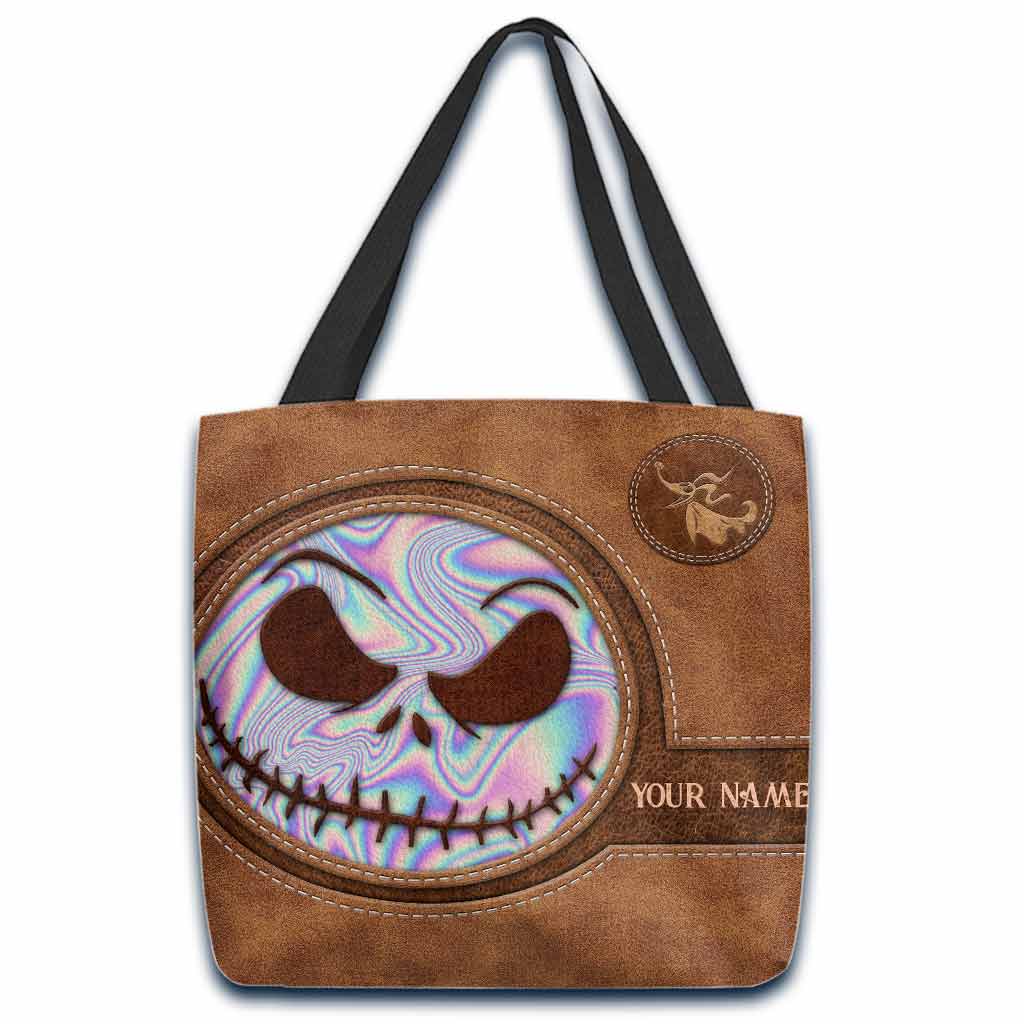Personalized Nightmare Tote Bag Custom Name Gift for Halloween Tote Bag GradoCreations