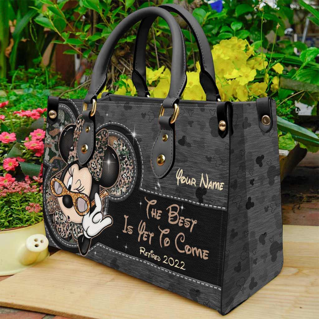 Personalized Leather Handbag with Custom Name Gift for Her Leather Handbag GradoCreations