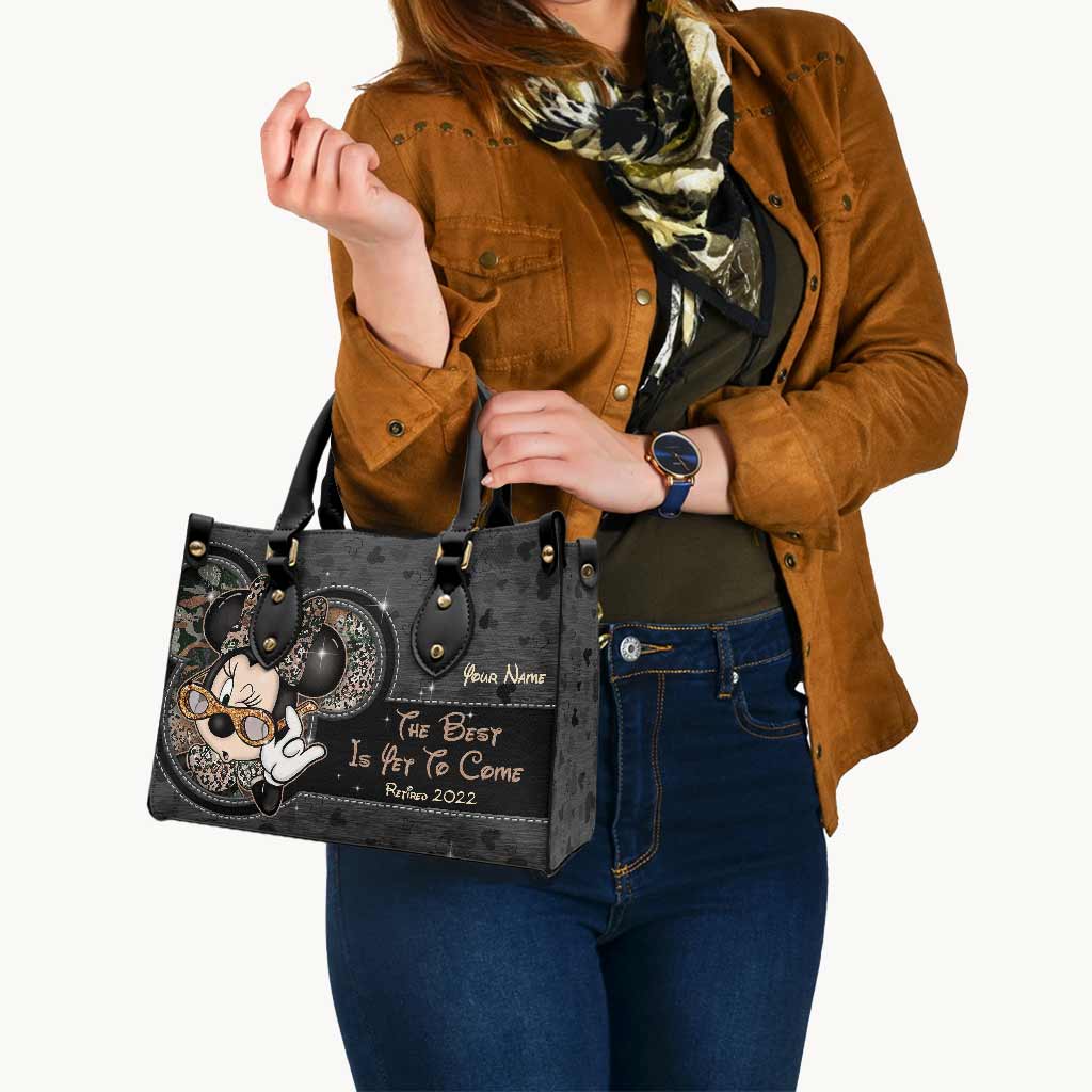 Personalized Leather Handbag with Custom Name Gift for Her Leather Handbag GradoCreations
