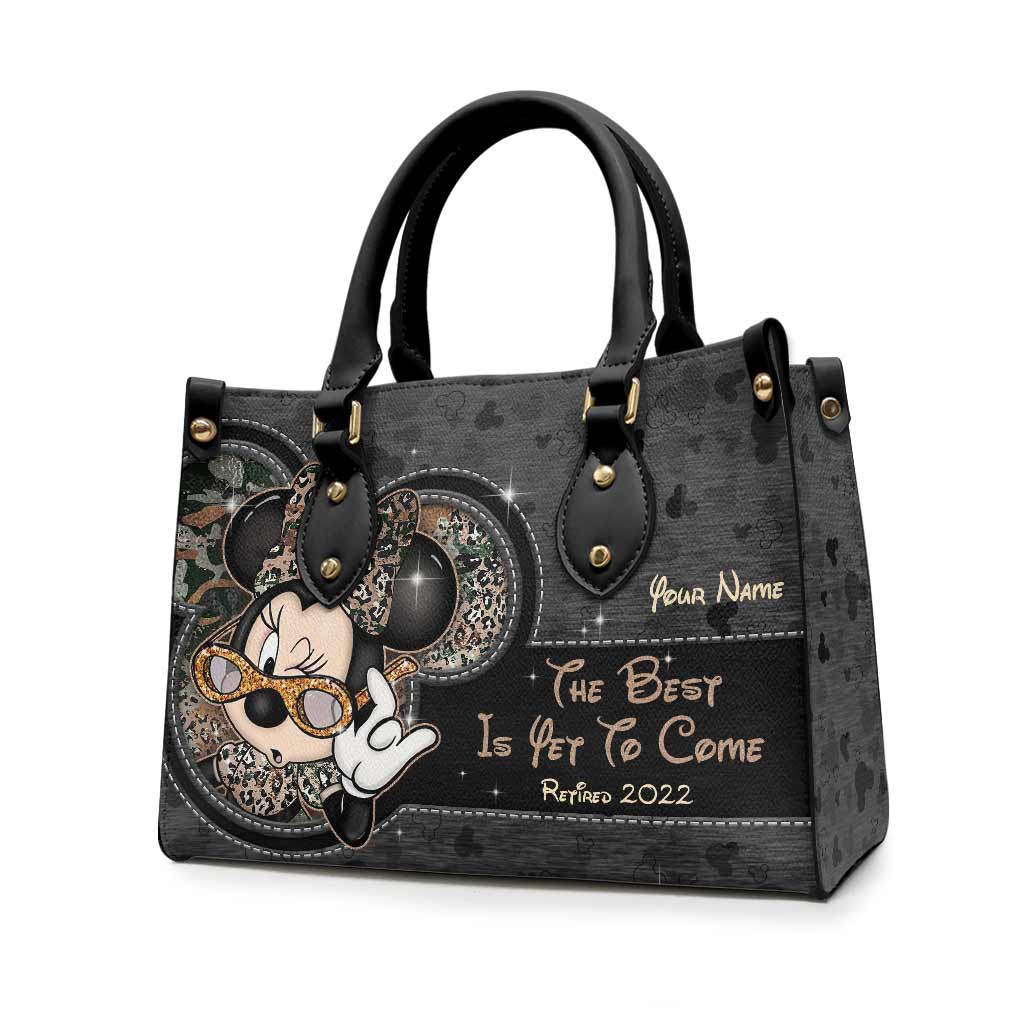 Personalized Leather Handbag with Custom Name Gift for Her Leather Handbag GradoCreations