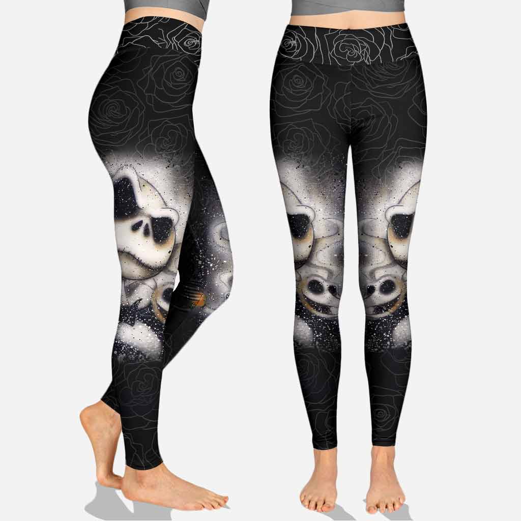 Custom Name Halloween Cross Tank Top & Leggings for Women Cross Tank Top & Leggings GradoCreations