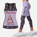 Personalized Hollow Tank Top and Leggings Custom Name Gift Hollow Tank & Leggings GradoCreations