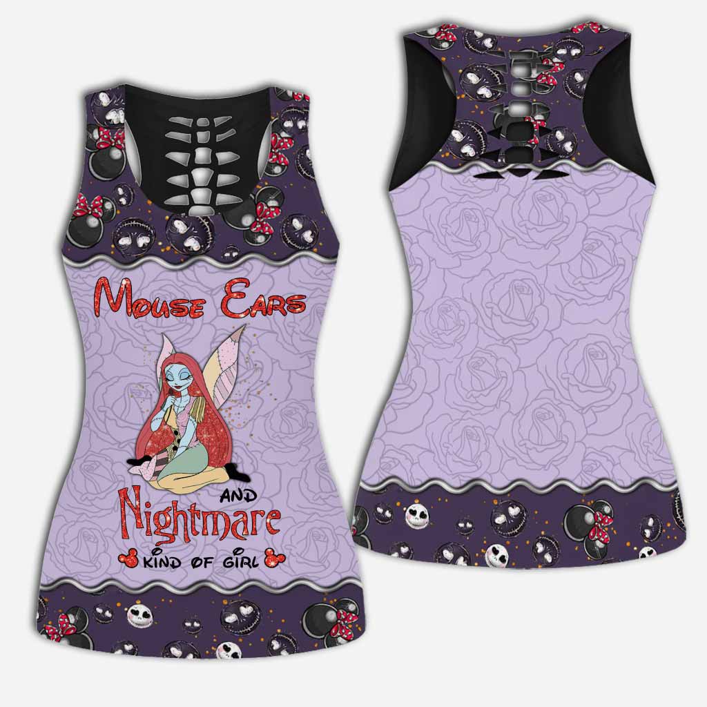 Personalized Hollow Tank Top and Leggings Custom Name Gift Hollow Tank & Leggings GradoCreations