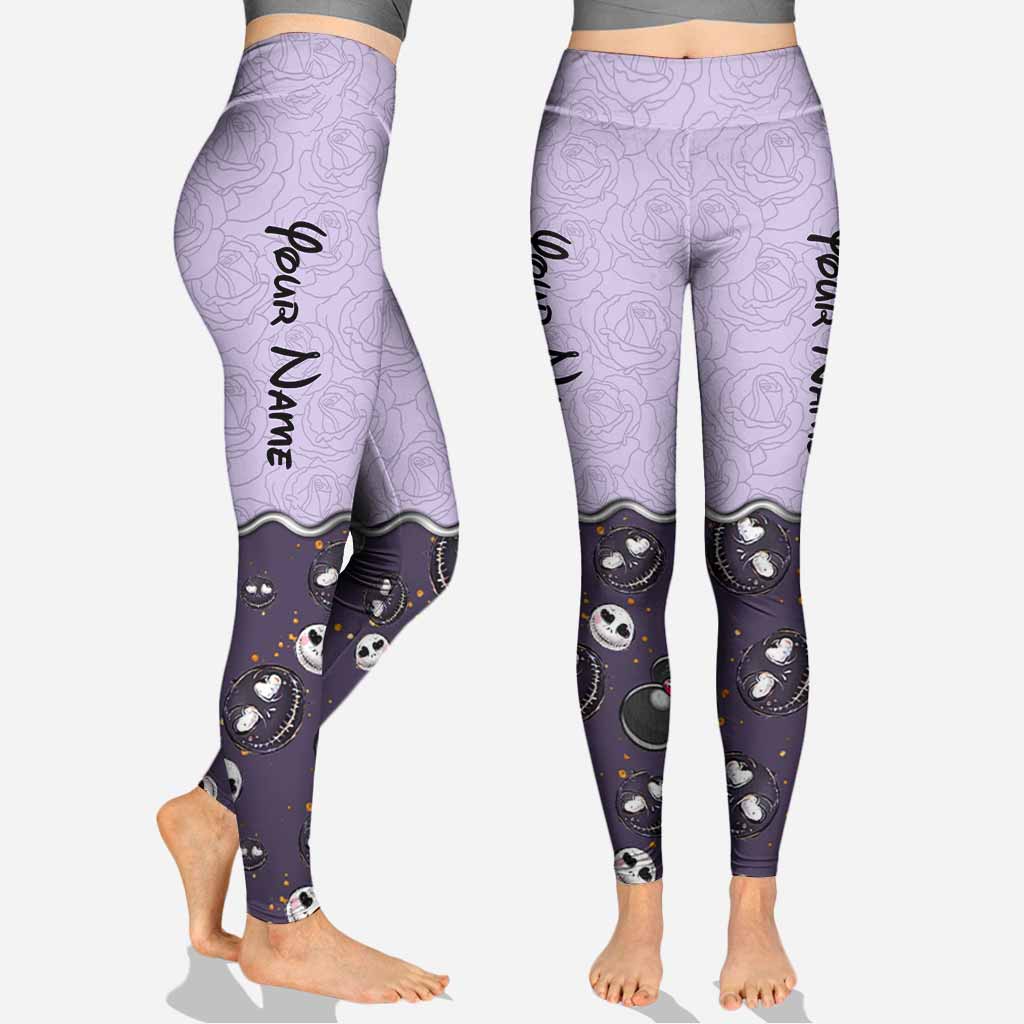 Personalized Hollow Tank Top and Leggings Custom Name Gift Hollow Tank & Leggings GradoCreations
