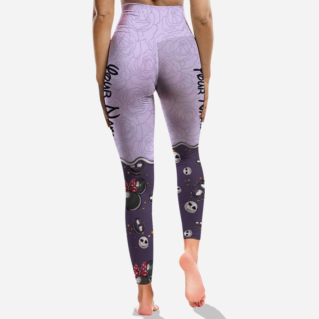 Personalized Hollow Tank Top and Leggings Custom Name Gift Hollow Tank & Leggings GradoCreations