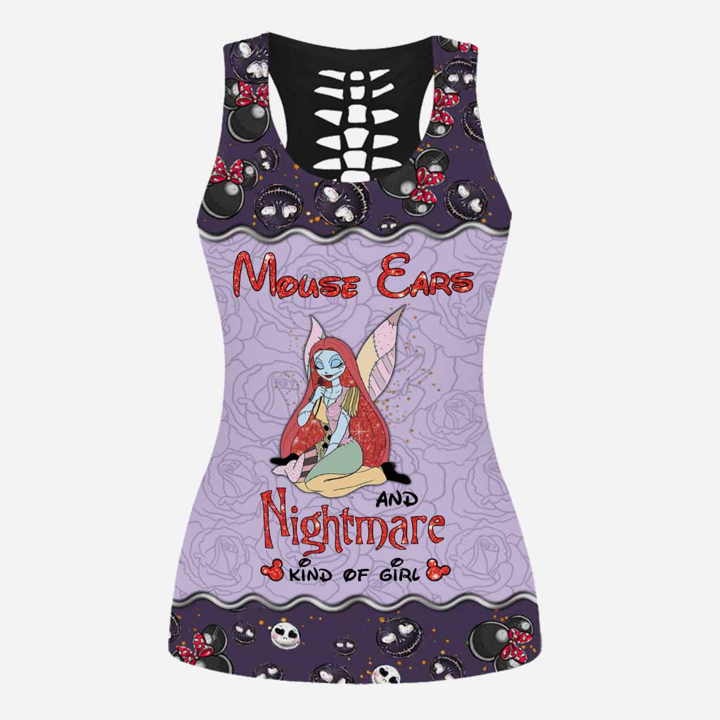 Personalized Hollow Tank Top and Leggings Custom Name Gift Hollow Tank & Leggings GradoCreations