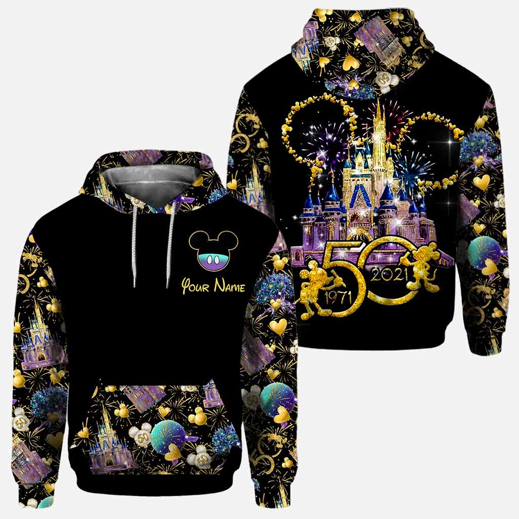 Personalized 50th Anniversary Magic Kingdom Hoodie All Over Print Gift All Over Shirt GradoCreations