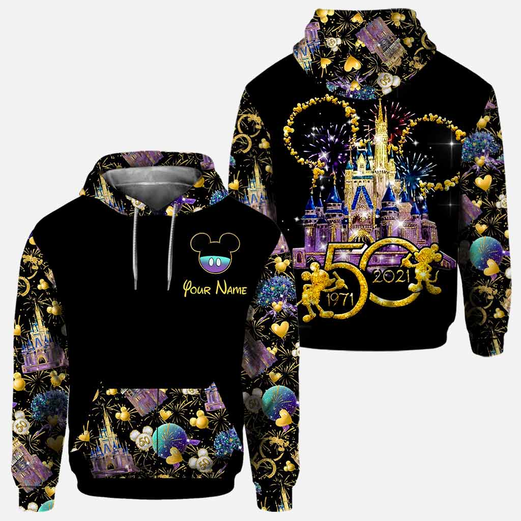 Personalized 50th Anniversary Magic Kingdom Hoodie All Over Print Gift All Over Shirt GradoCreations