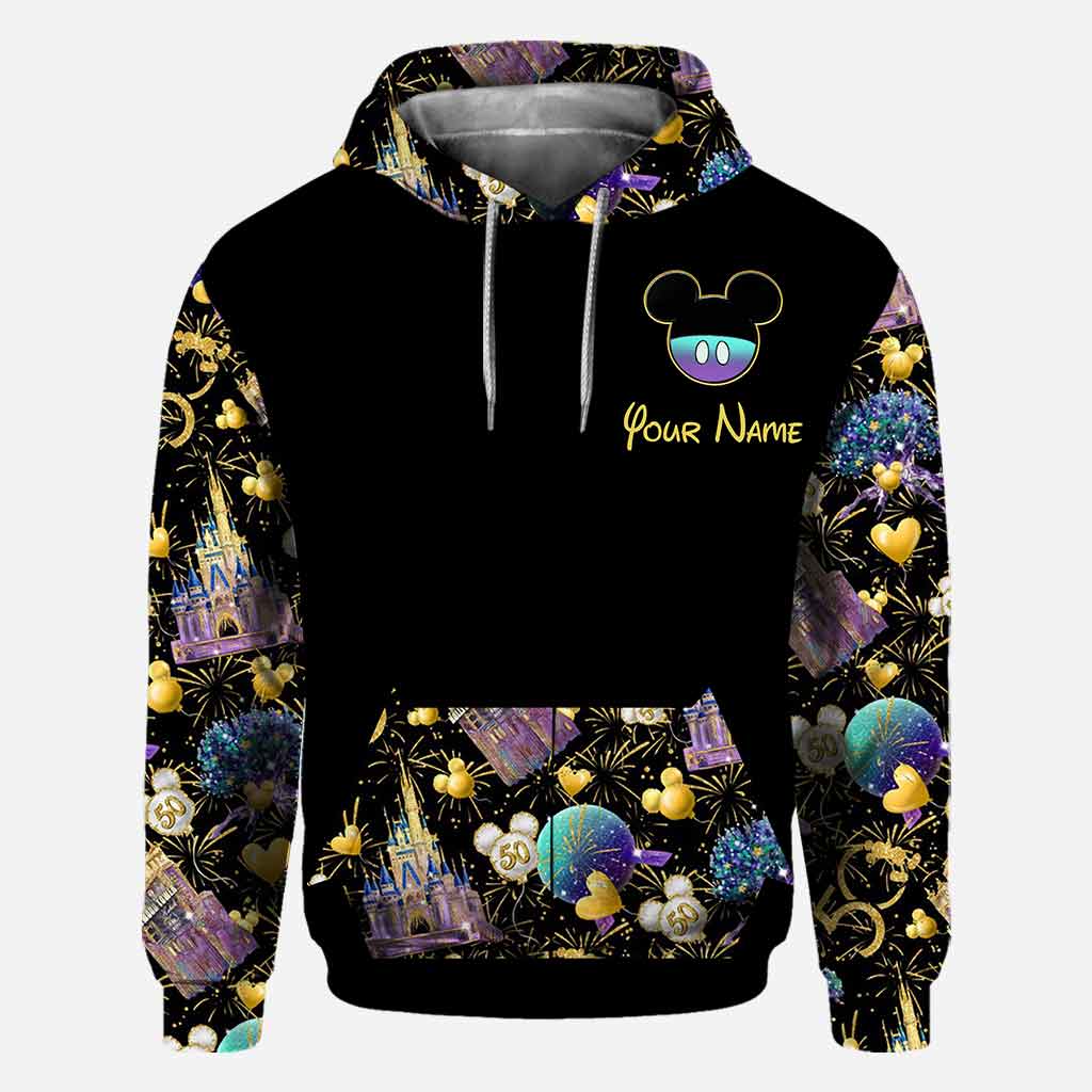 Personalized 50th Anniversary Magic Kingdom Hoodie All Over Print Gift All Over Shirt GradoCreations