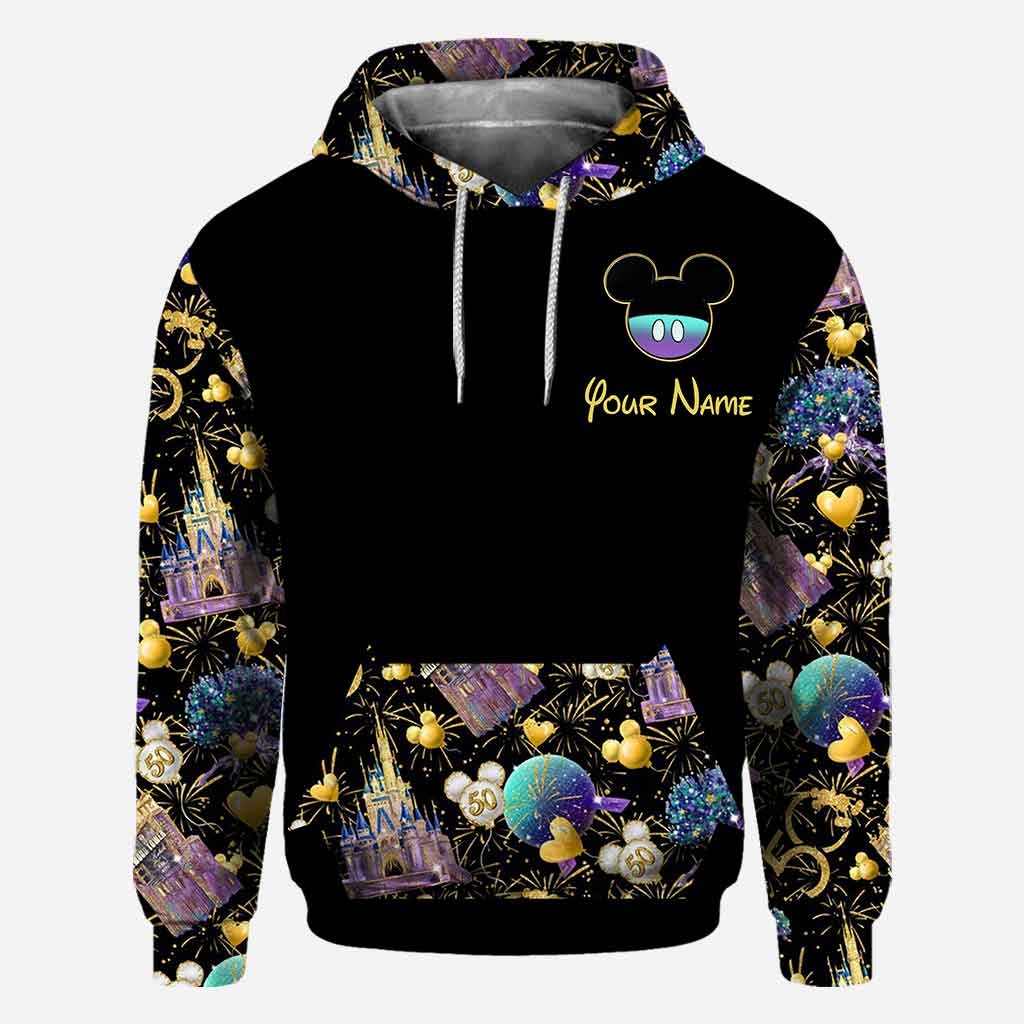 Personalized 50th Anniversary Magic Kingdom Hoodie All Over Print Gift All Over Shirt GradoCreations