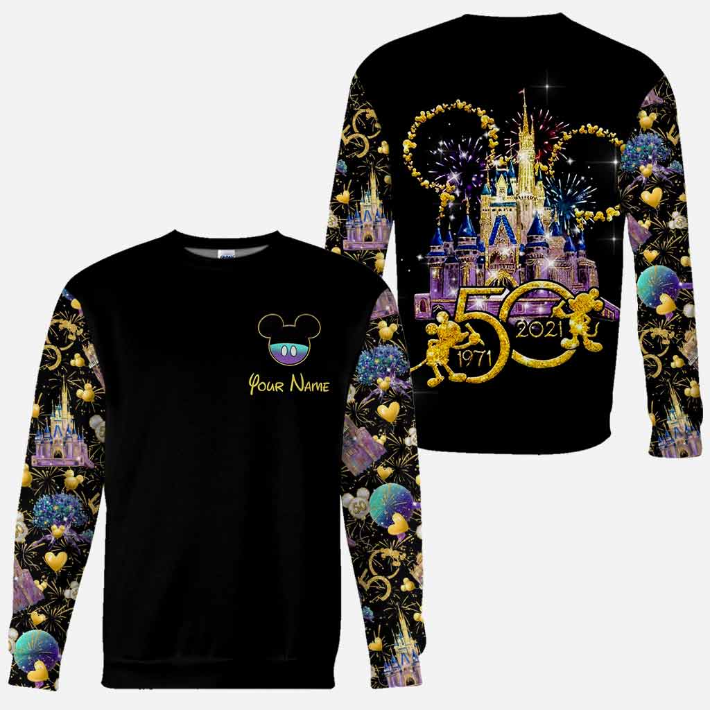 Personalized 50th Anniversary Magic Kingdom Hoodie All Over Print Gift All Over Shirt GradoCreations