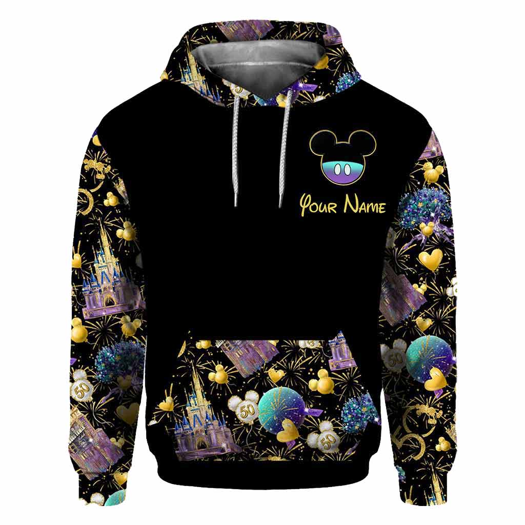 Personalized 50th Anniversary Magic Kingdom Hoodie All Over Print Gift All Over Shirt GradoCreations