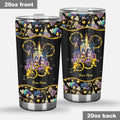 Personalized 50th Anniversary Magic Kingdom Tumbler for Couples Tumbler GradoCreations