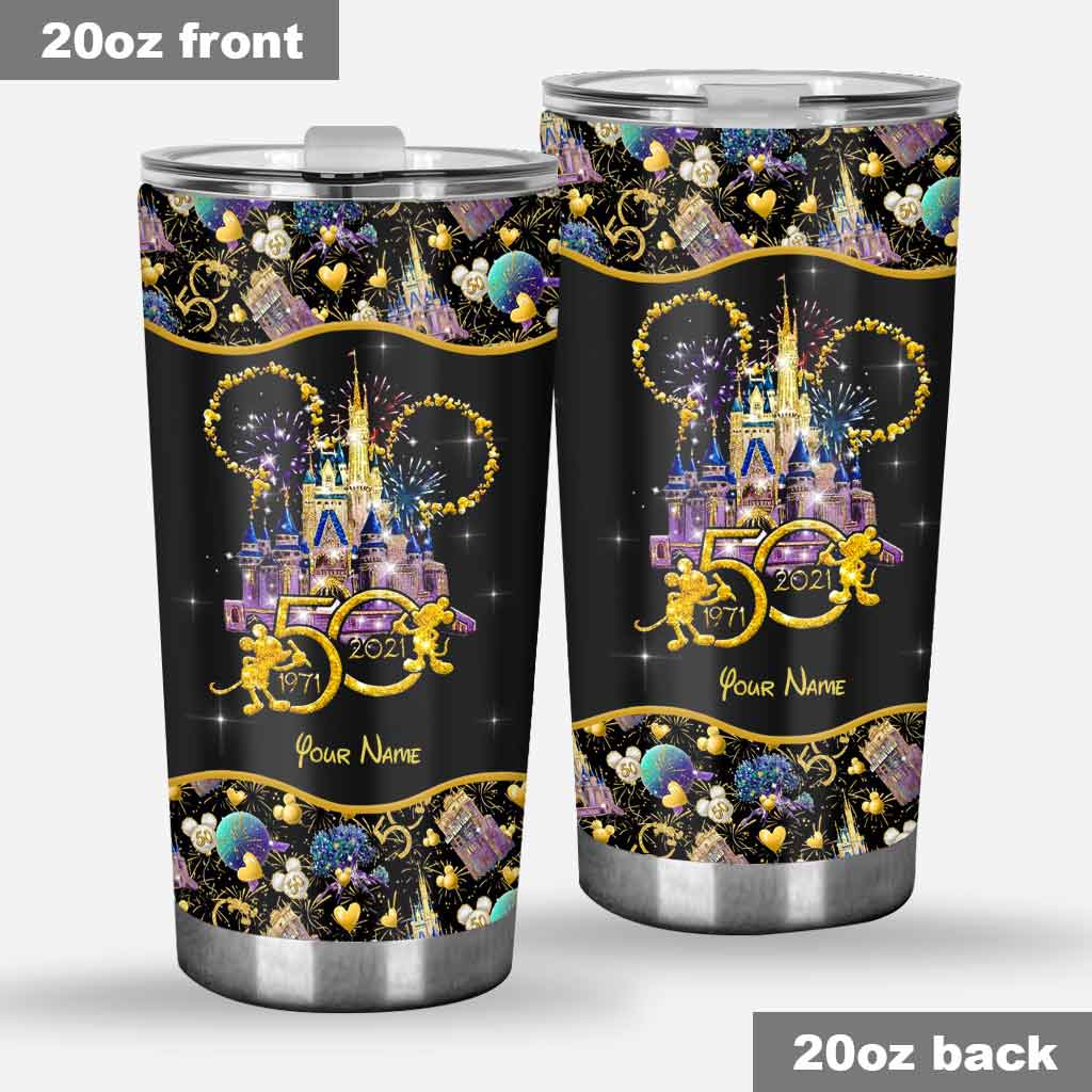 Personalized 50th Anniversary Disney Tumbler Custom Name Gift Tumbler GradoCreations