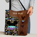 Personalized Magic Kingdom Tote Bag Custom Name Gift Idea Tote Bag GradoCreations