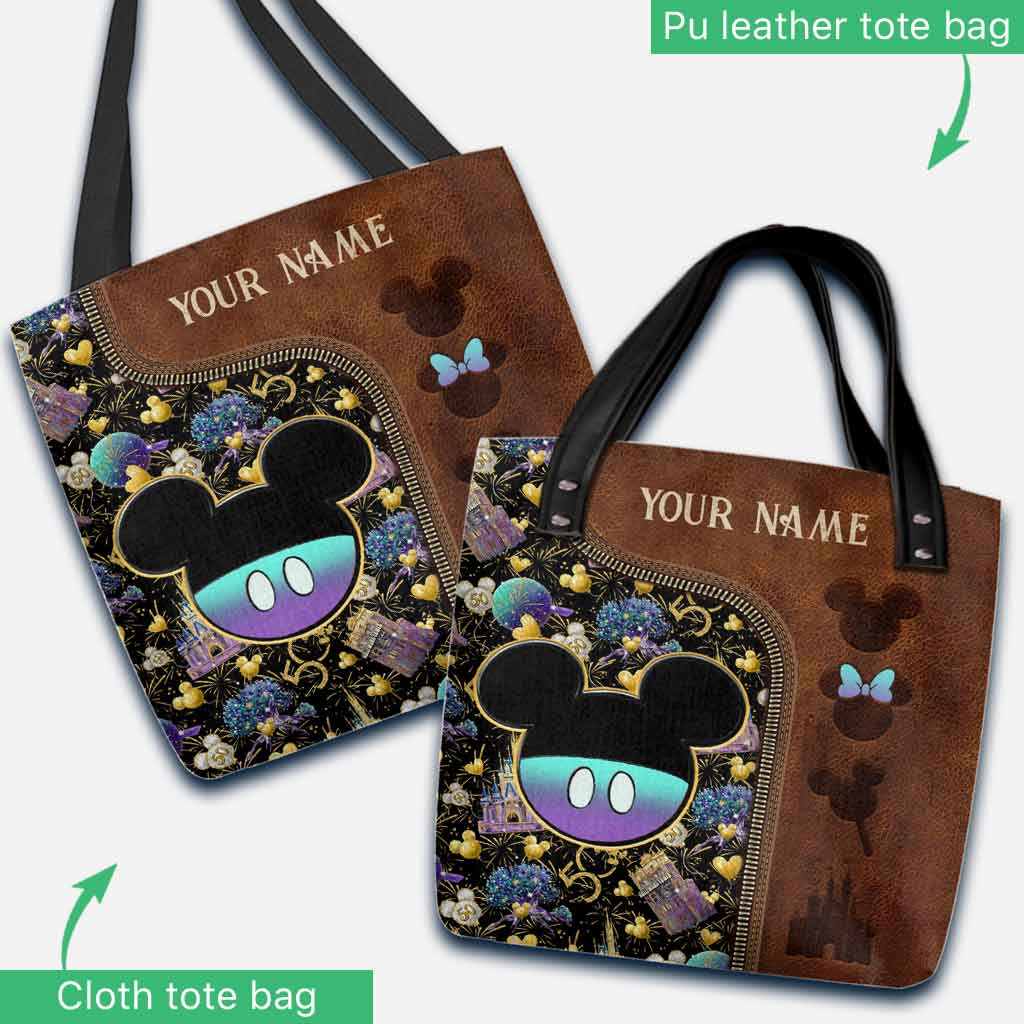 Personalized Magic Kingdom Tote Bag Custom Name Gift Idea Tote Bag GradoCreations