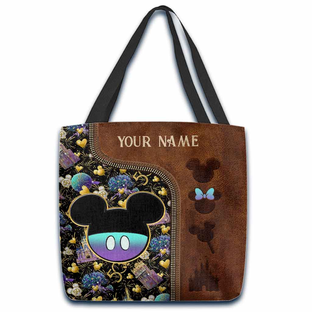Personalized Magic Kingdom Tote Bag Custom Name Gift Idea Tote Bag GradoCreations