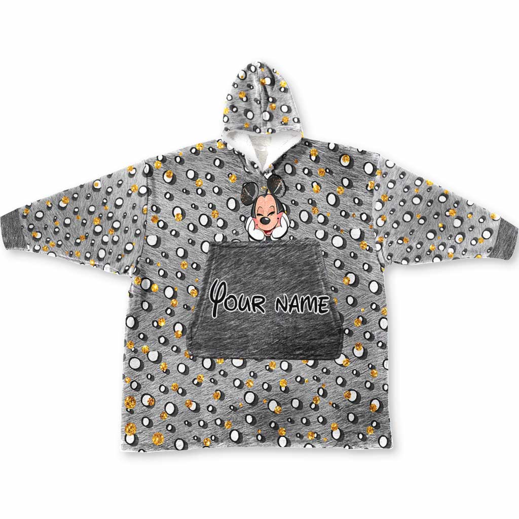 Personalized Magical Mouse Ears Blanket Hoodie Custom Name Gift for Kids Blanket Hoodie GradoCreations